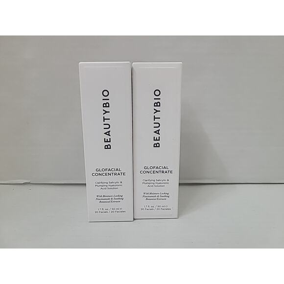 2. Beautybio Glofacial Concentrate Clarifying Plumping Hyaluronic 1.7 oz - Picture 1 of 6